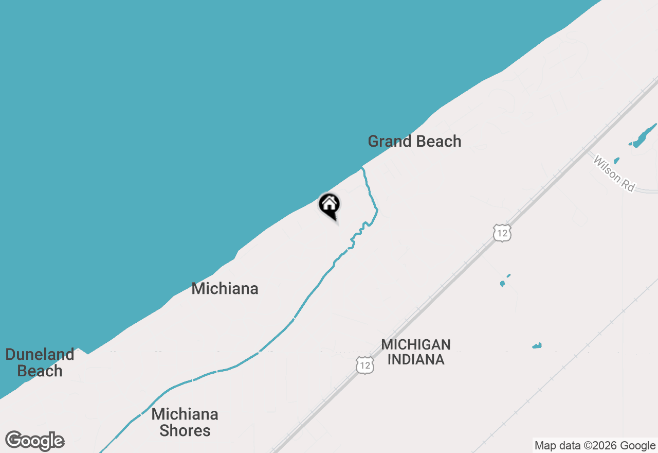 Map of 89 East Court, New Buffalo, MI 49117