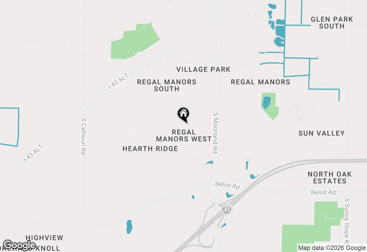 Map of 16005 W Allison Dr, New Berlin, WI 53151