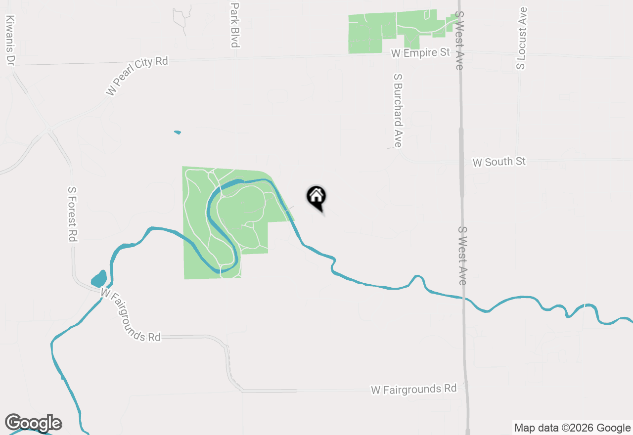 Map of 1430 Sylvan Court, Freeport, IL 61032