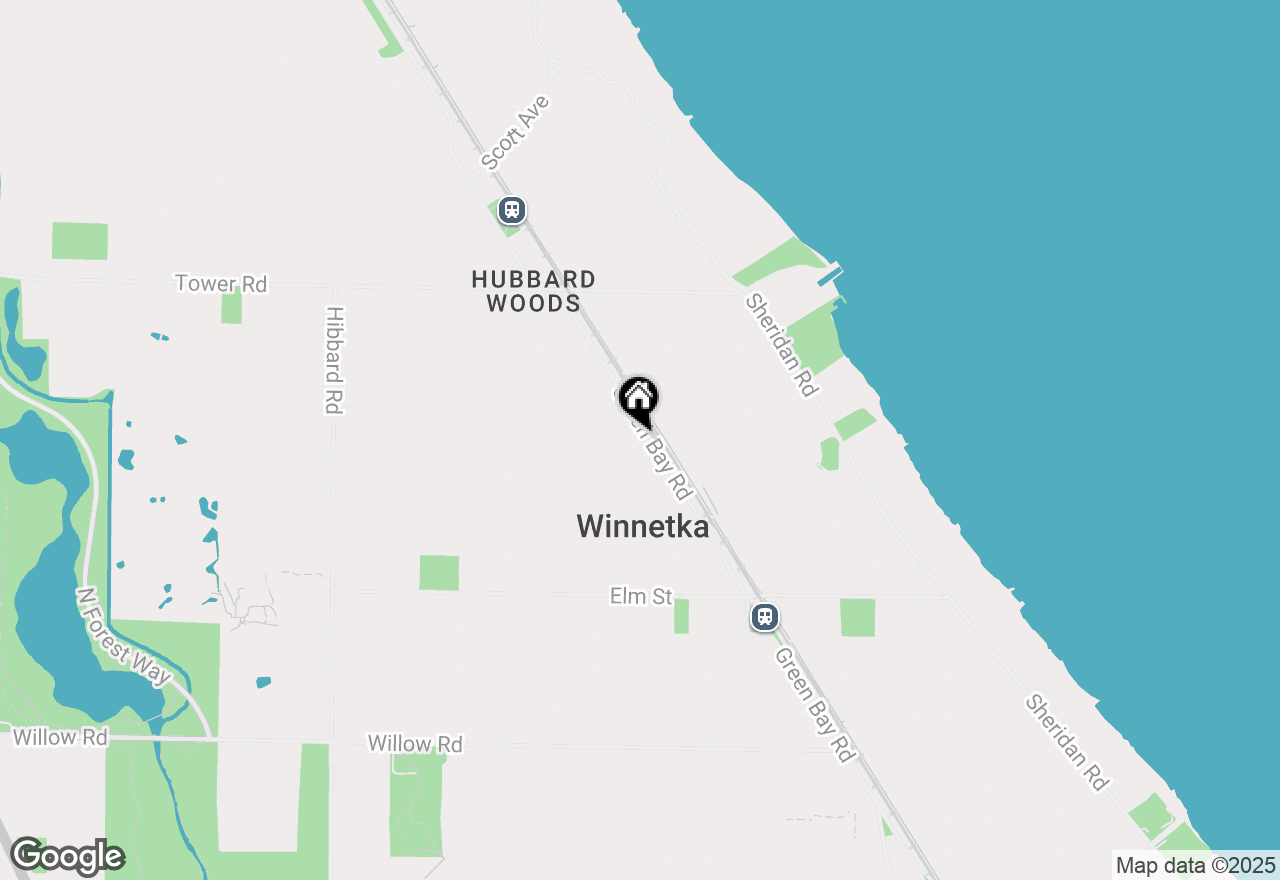 Map of 720 Green Bay Road #1A, Winnetka, IL 60093