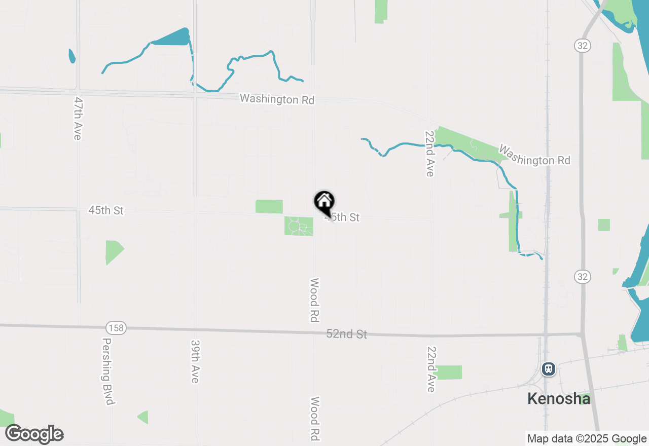 Map of 4512 29th Ave, Kenosha, WI 53140