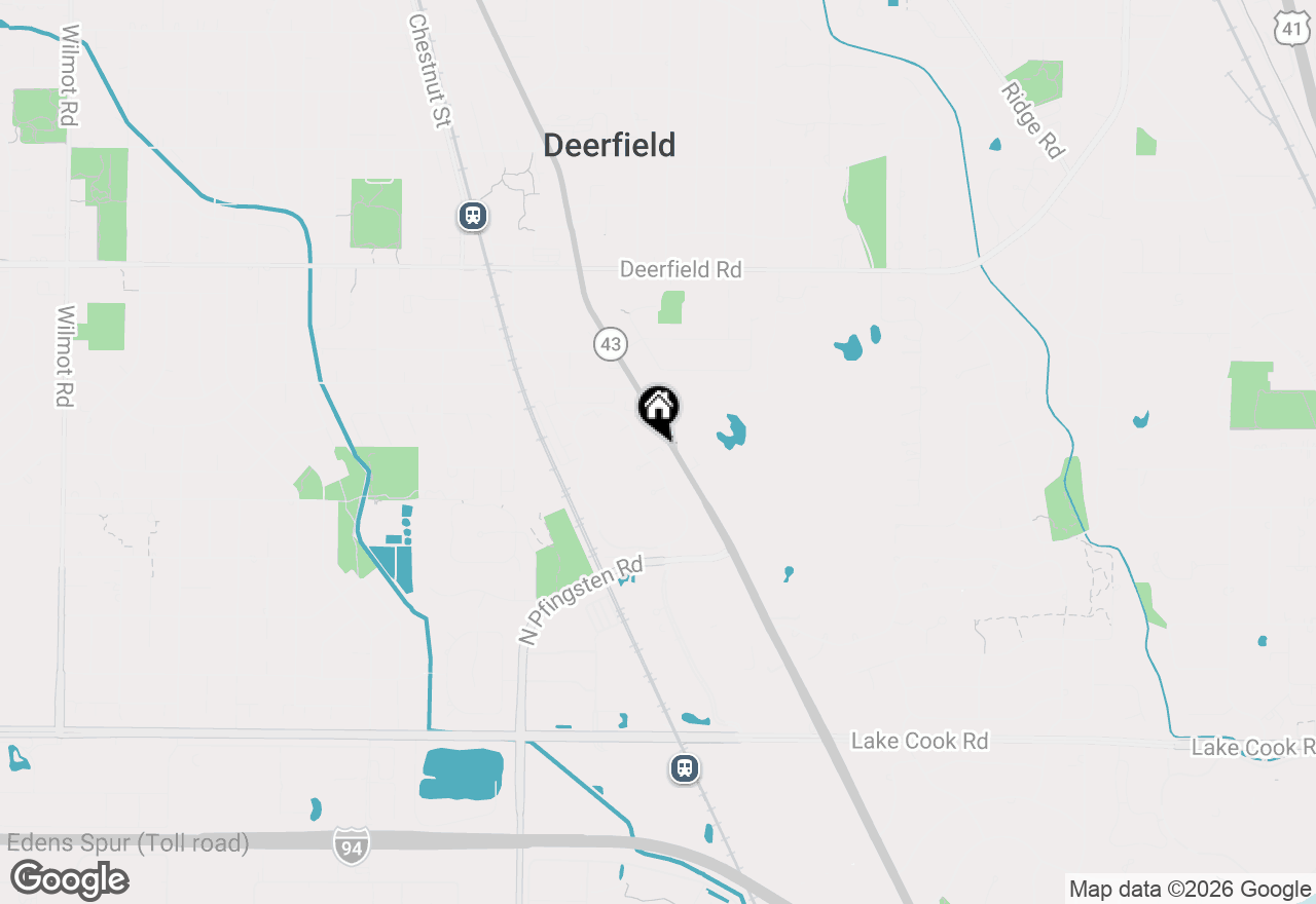 Map of 495 Milford Road, Deerfield, IL 60015