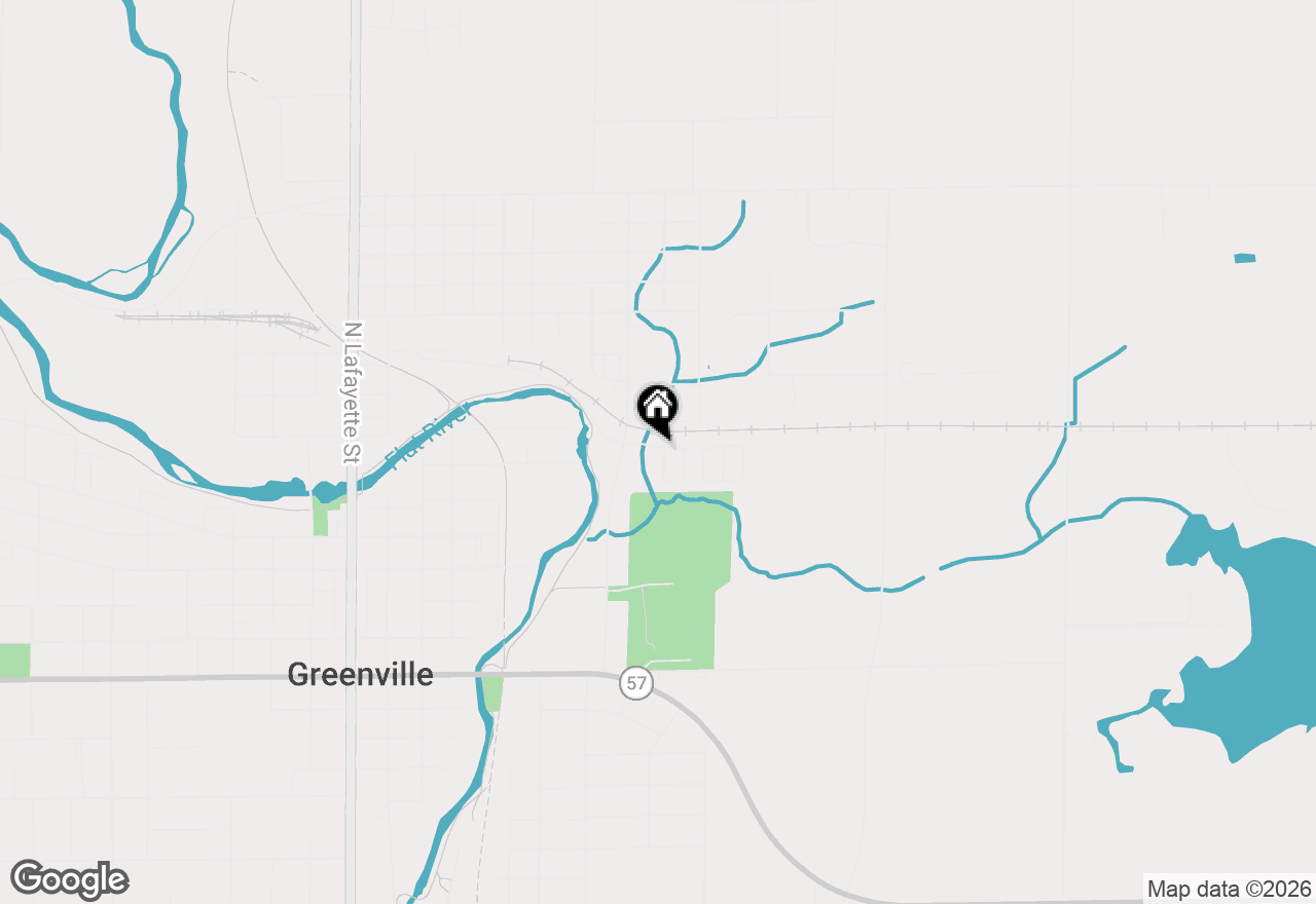Map of 413 Creekview Drive, Greenville, MI 48838