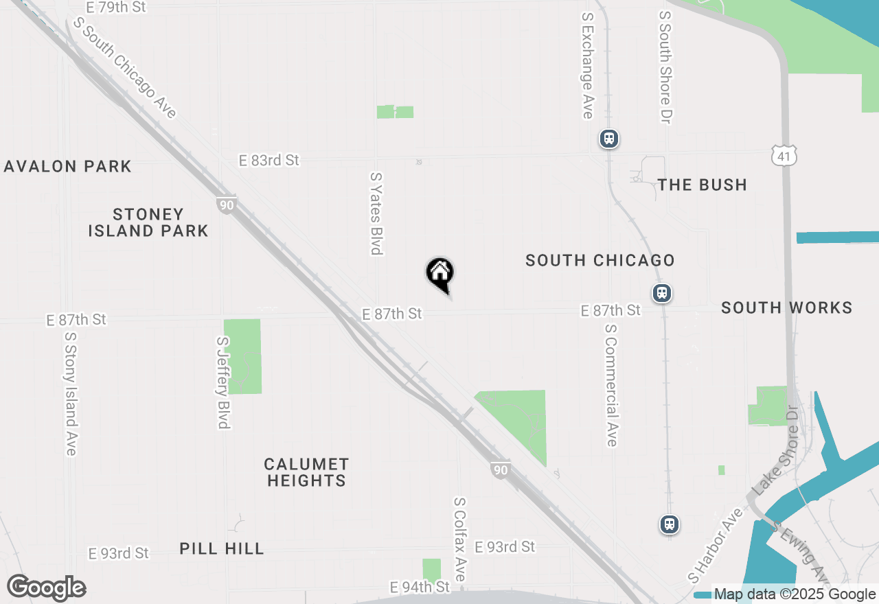 Map of 8643 S Kingston Avenue, Chicago, IL 60617