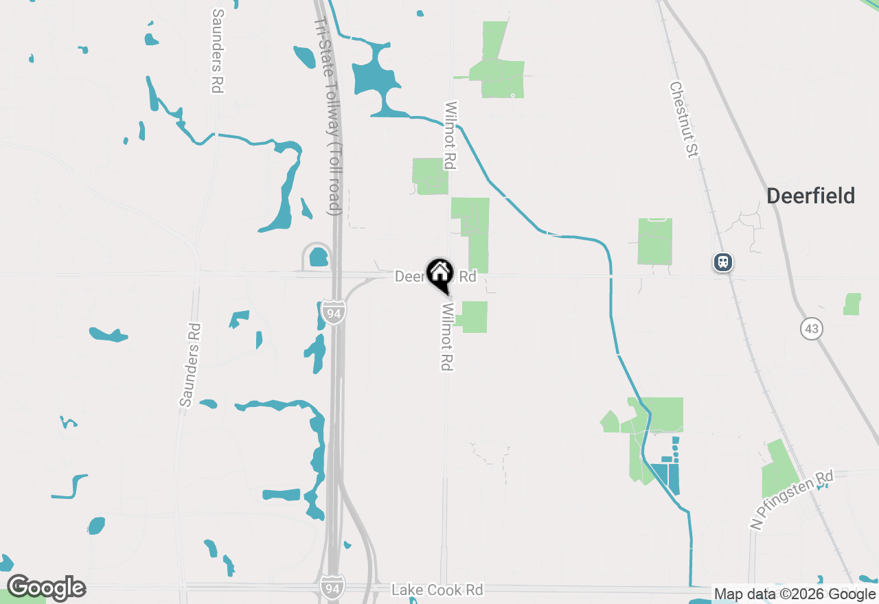 Map of 1625 Marcie Court, Deerfield, IL 60015