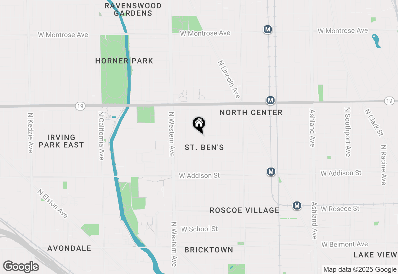 Map of 3818 N Bell Avenue, Chicago, IL 60618