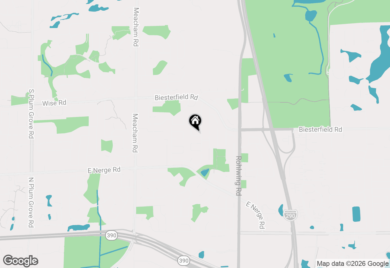 Map of 1057 Carpenter Court, Elk Grove Village, IL 60007