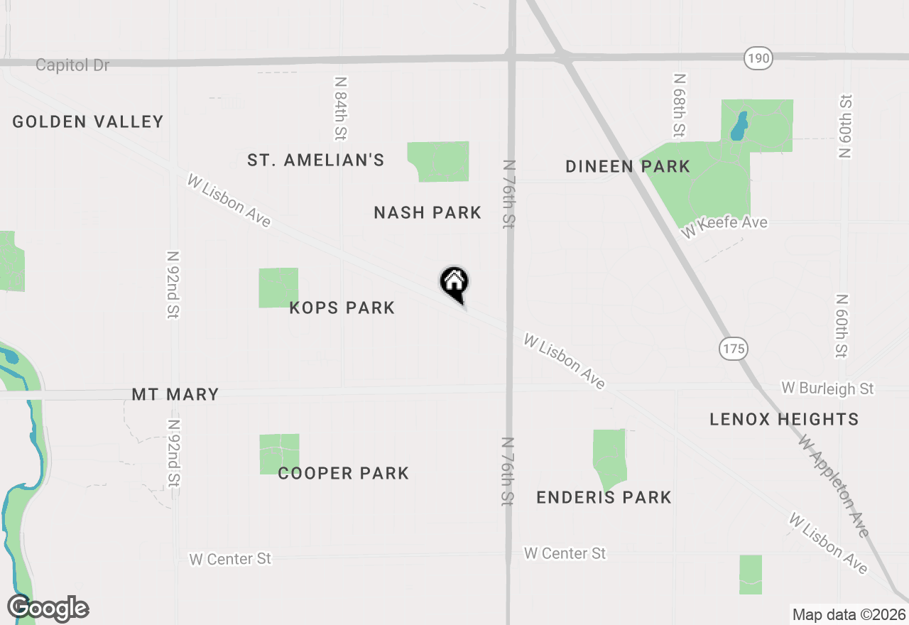 Map of 7829 W Lisbon Ave, Milwaukee, WI 53222