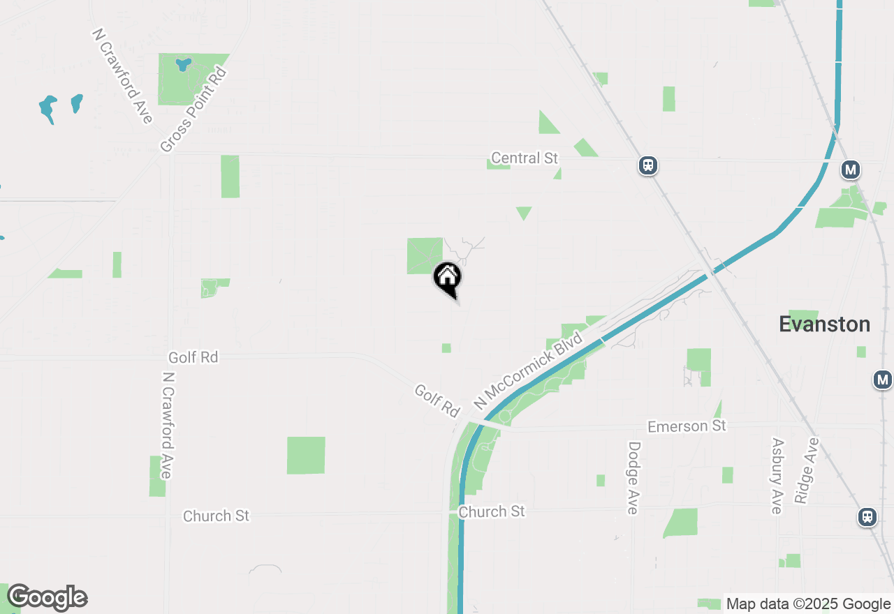 Map of 2207 Bennett Avenue, Evanston, IL 60201