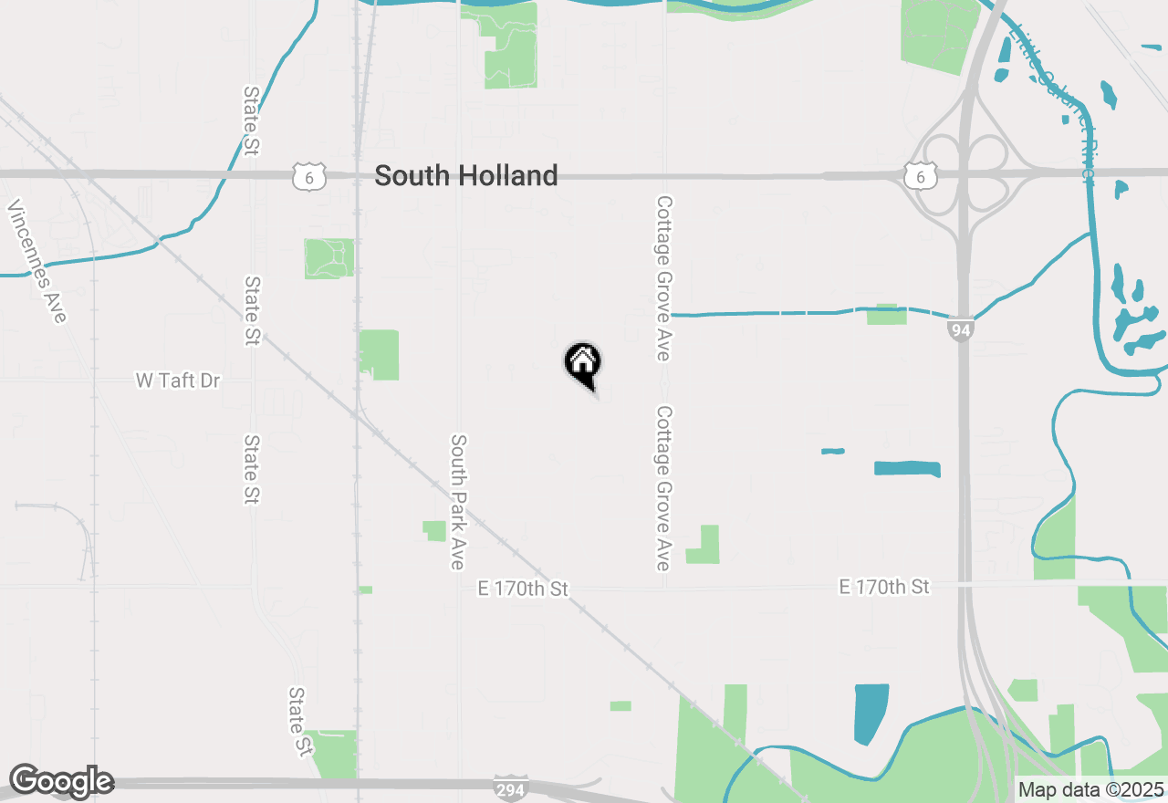 Map of 16609 School Street, South Holland, IL 60473