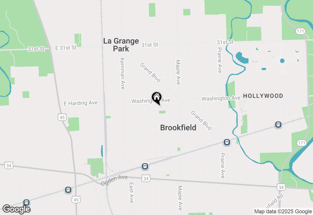 Map of 3524 Raymond Avenue, Brookfield, IL 60513