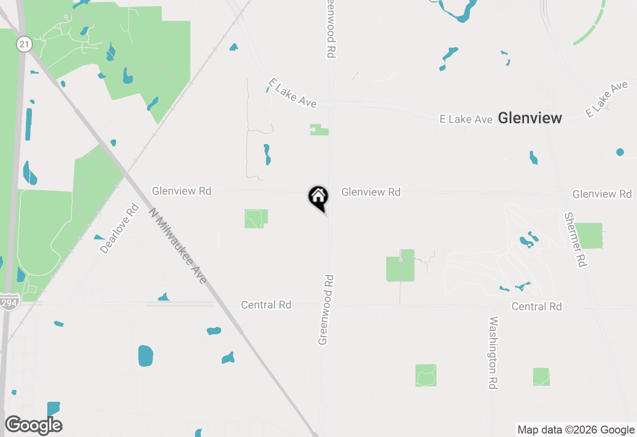 Map of 901 Elmdale Road, Glenview, IL 60025