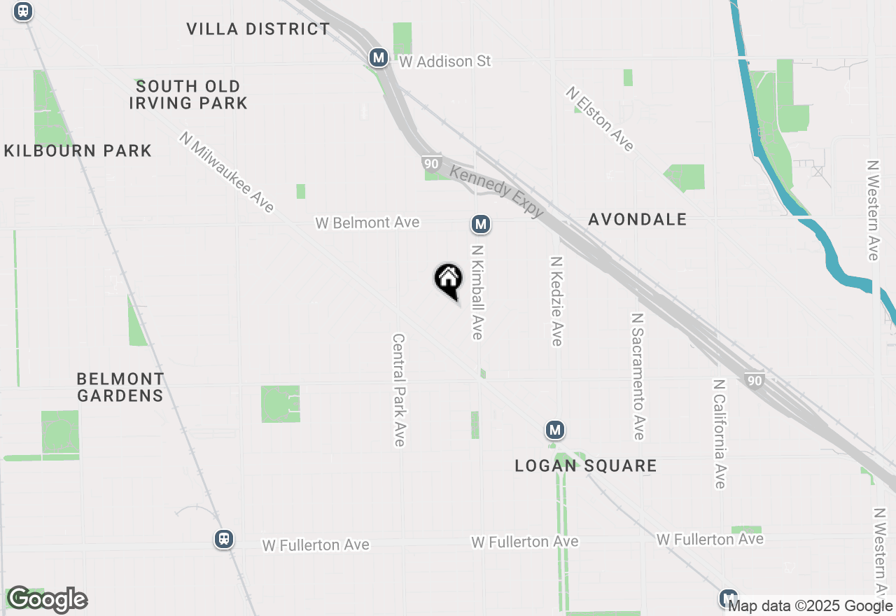 Map of 2952 N Allen Avenue, Chicago, IL 60618