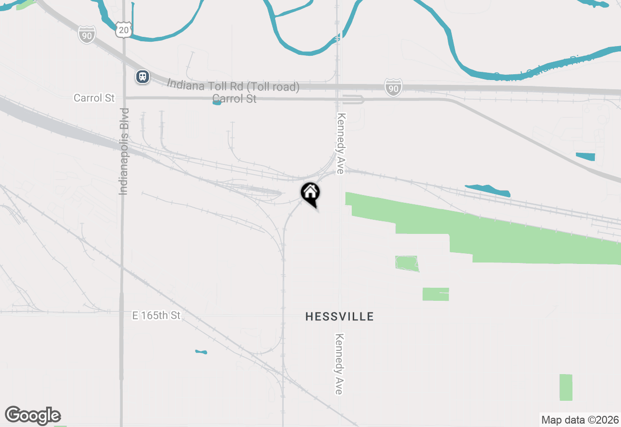 Map of 6116 Alexander Avenue, Hammond, IN 46323