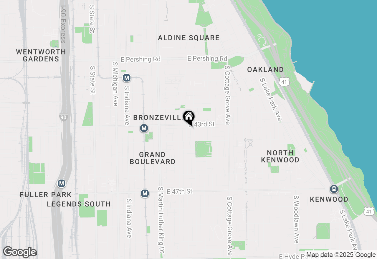 Map of 4311 S Vincennes Avenue, Chicago, IL 60653