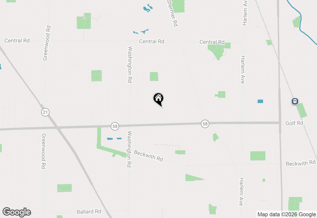 Map of 2524 Allison Court, Glenview, IL 60025