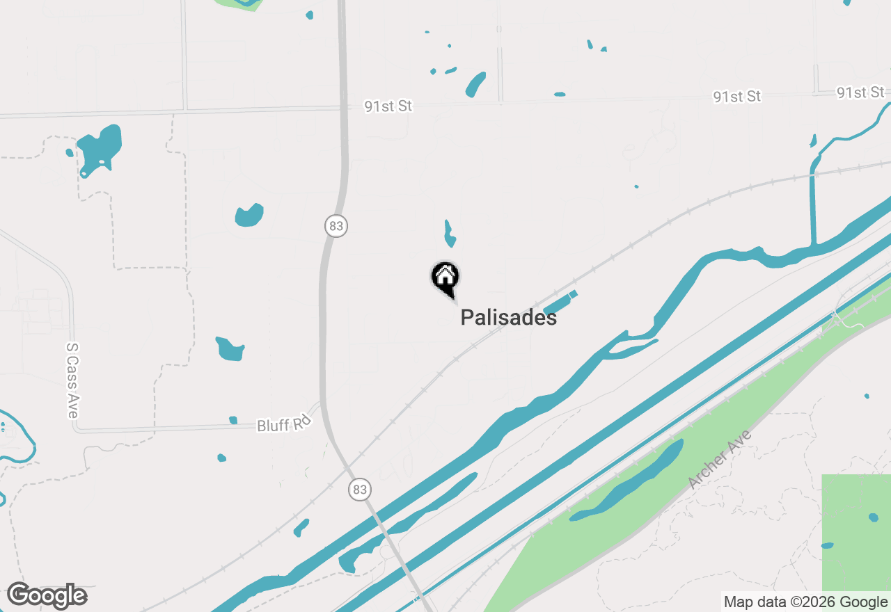 Map of 9620 Pacific Court, Burr Ridge, IL 60527