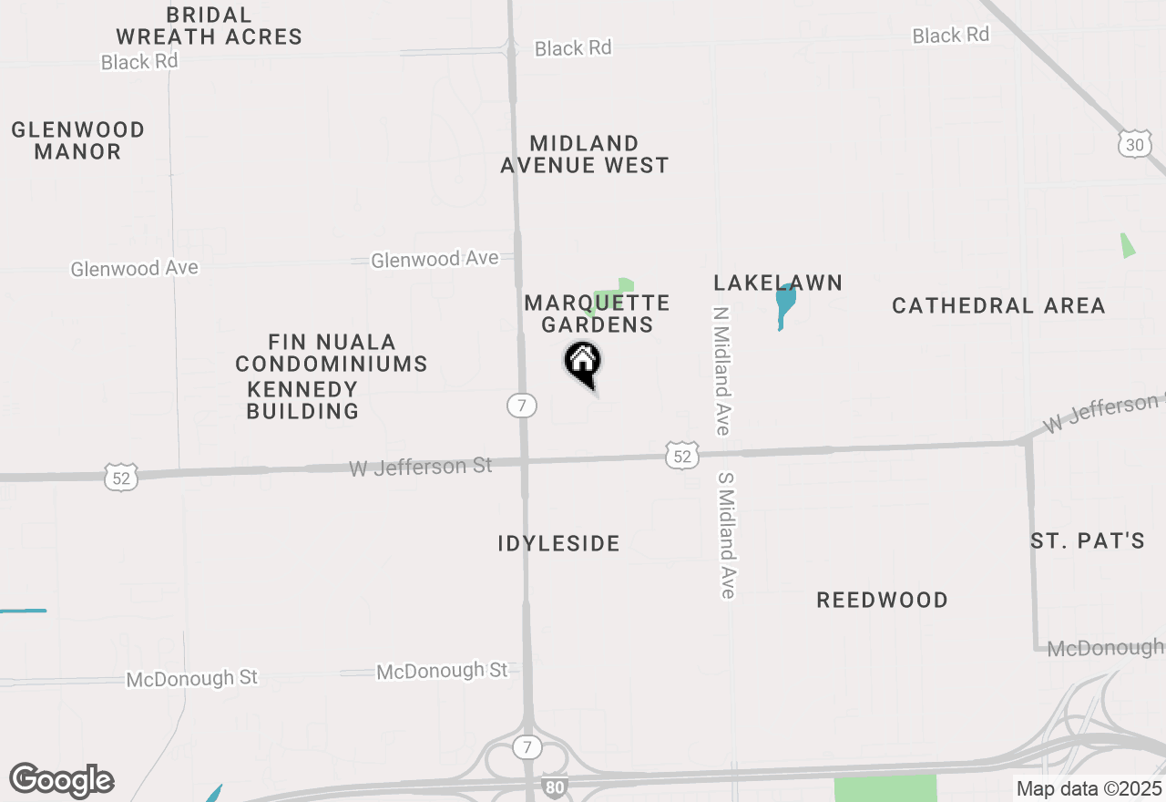 Map of 1619 Richmond Circle #105, Joliet, IL 60435