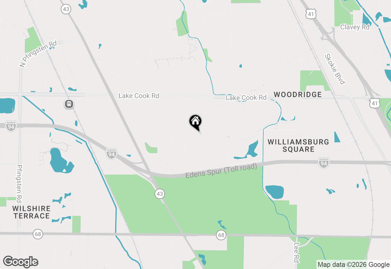 Map of 1744 Walnut Circle, Northbrook, IL 60062