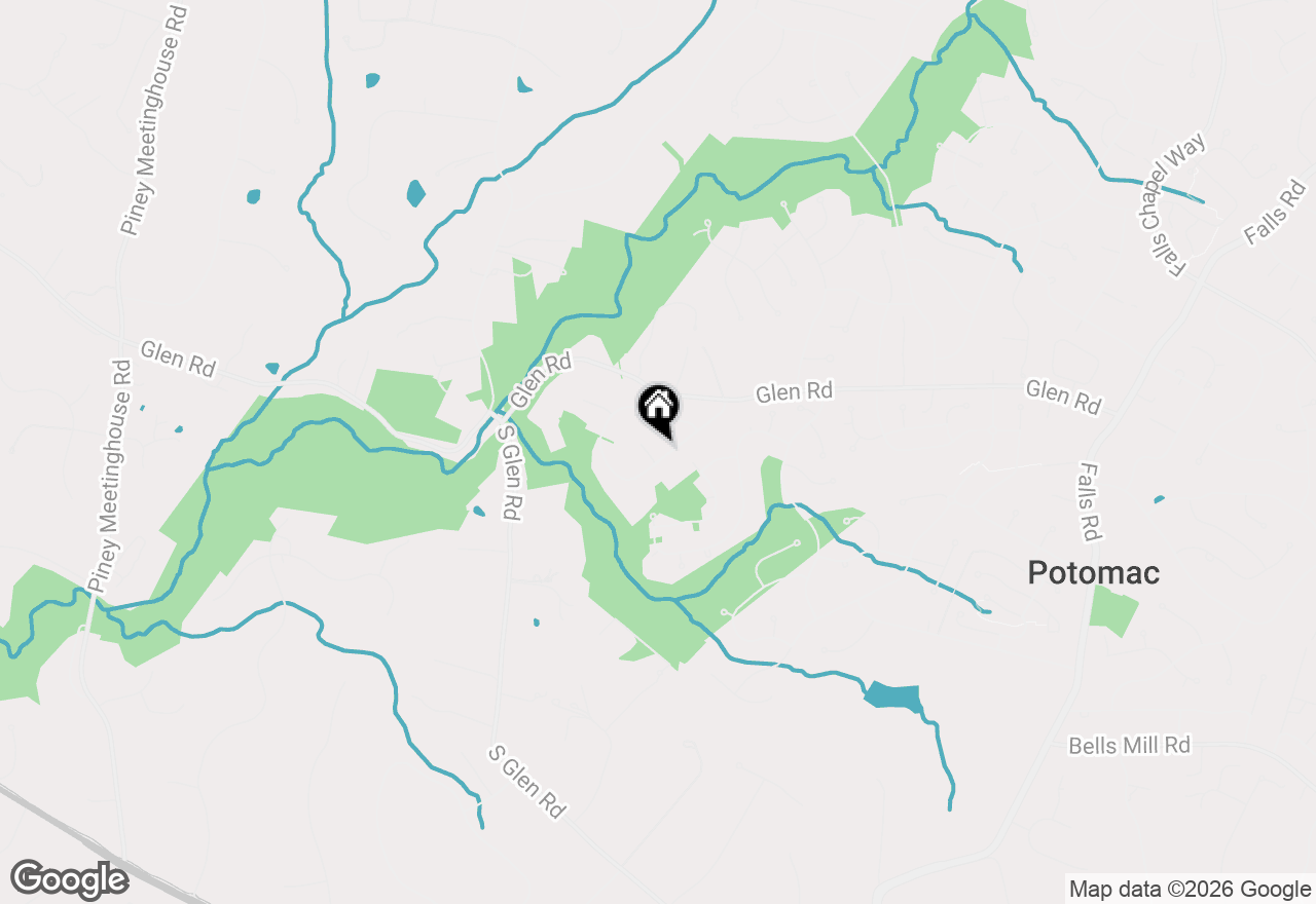 Map of 11301 Crossing Glen Court, Potomac, MD 20854