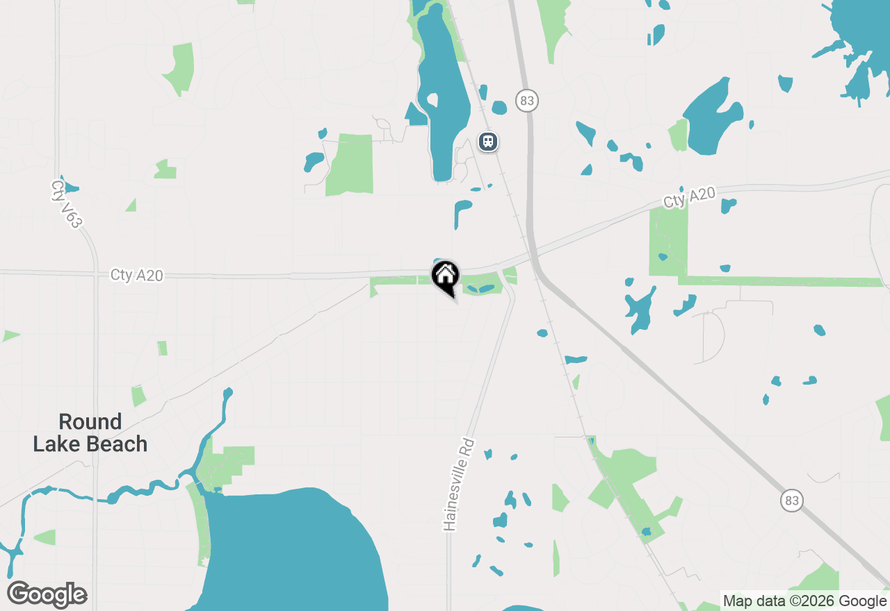 Map of 526 Clover Lane, Round Lake Beach, IL 60073