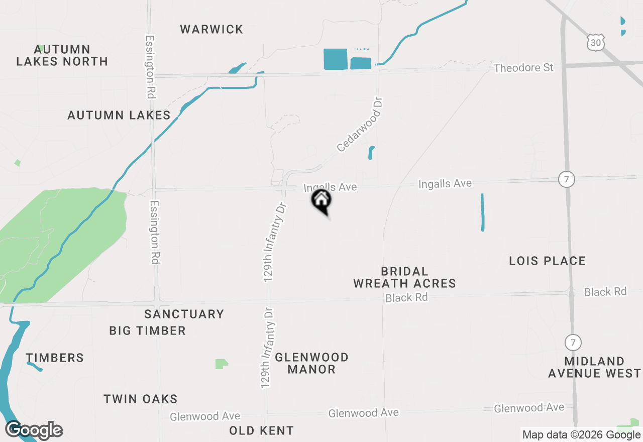 Map of 1013 Gael Drive #B, Joliet, IL 60435