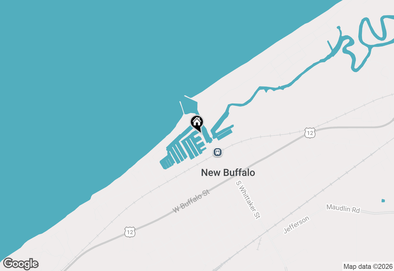 Map of 14 Lighthouse Point, New Buffalo, MI 49117