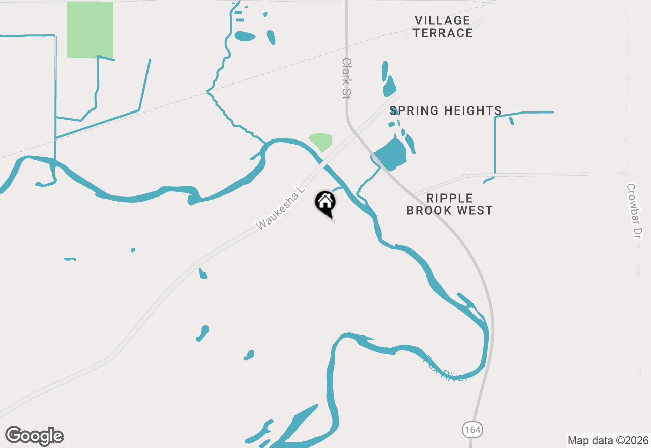 Map of S94W23105 Meadow View Ln, Big Bend, WI 53103
