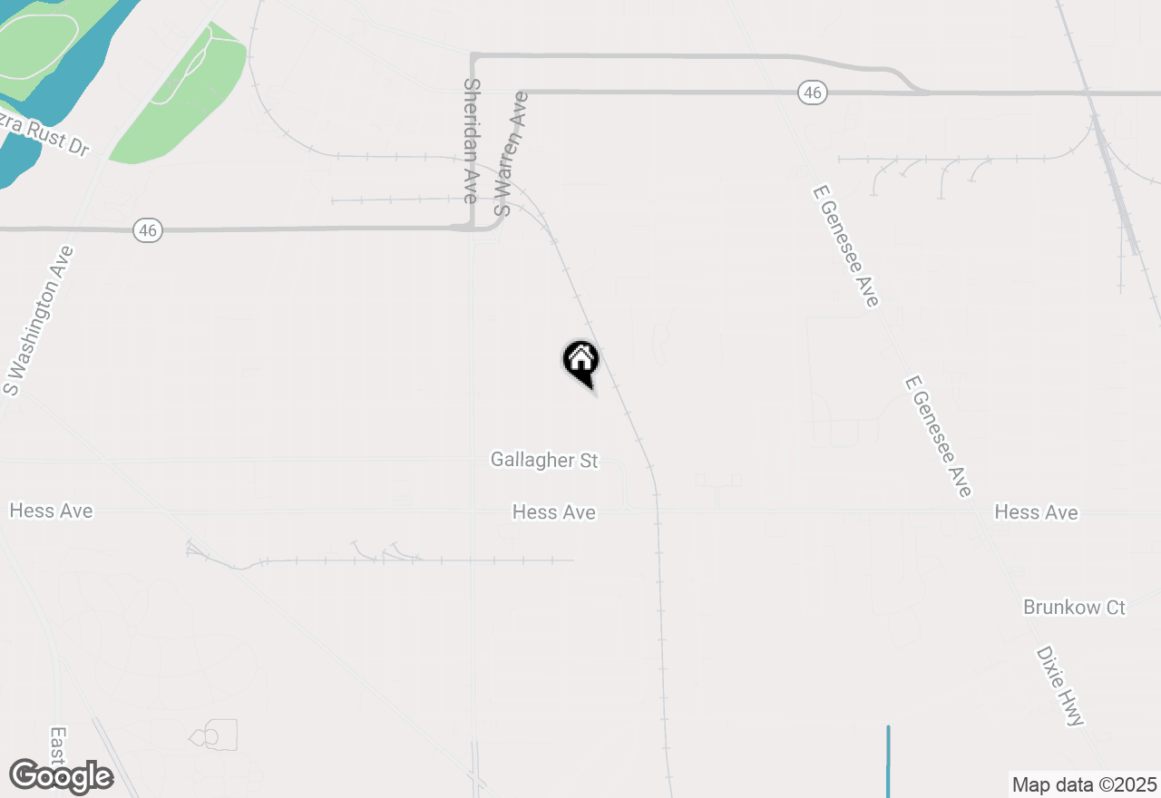 Map of 2420 Lynnwood Avenue, Saginaw, MI 48601