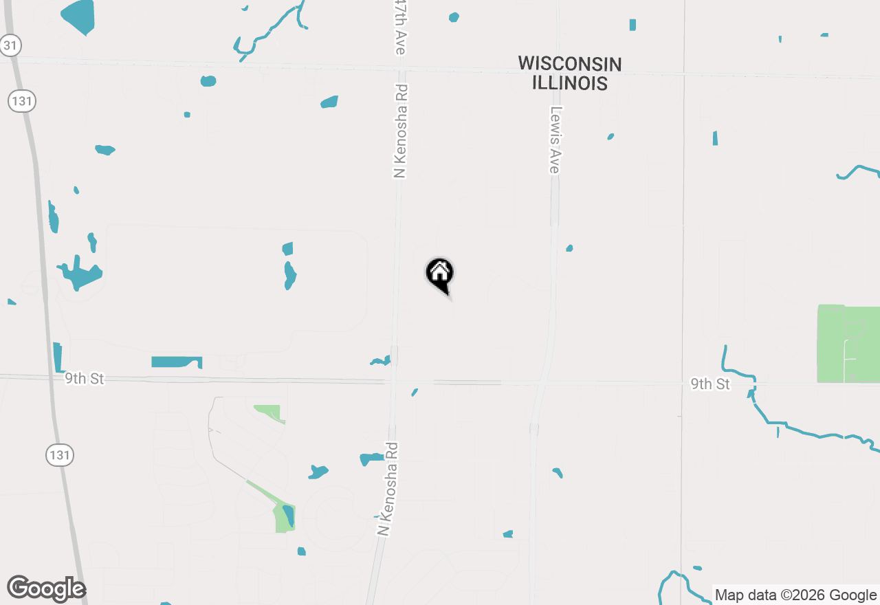 Map of 646 Meadow Lane, Winthrop Harbor, IL 60096