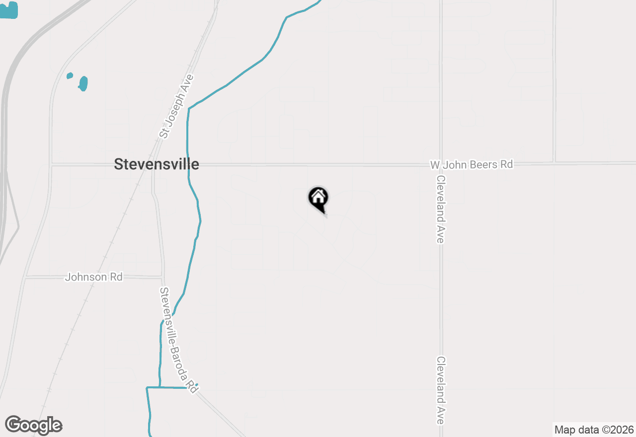 Map of 5892 Wacker Drive, Stevensville, MI 49127