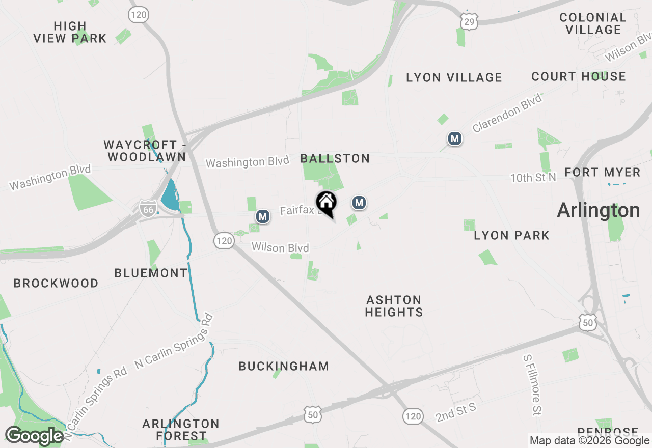 Map of 3835 9th Street N #704, Arlington, VA 22203