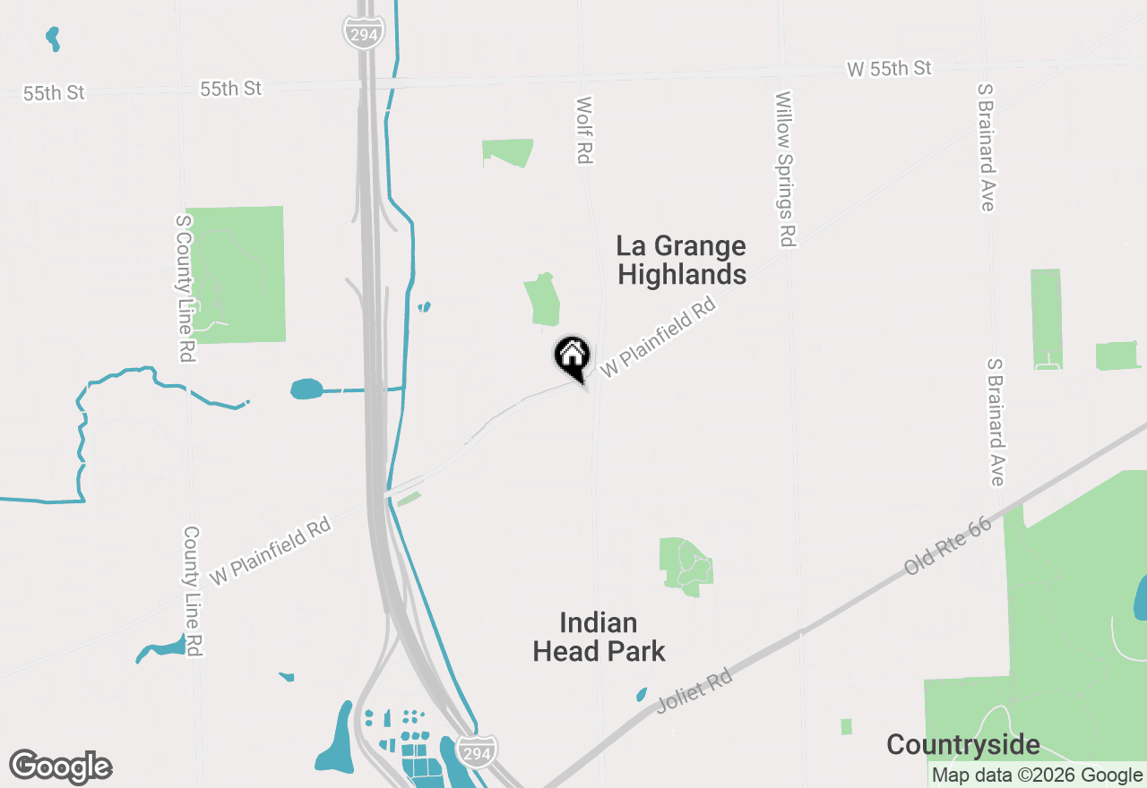 Map of 6100 Timber Ridge Court, Indian Head Park, IL 60525