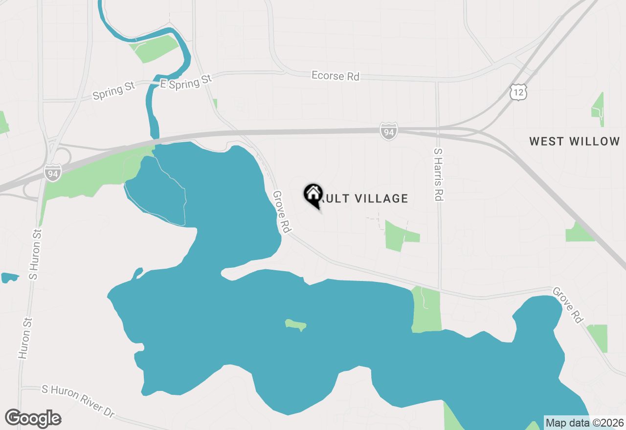Map of 1341 Molner Court, Ypsilanti, MI 48198