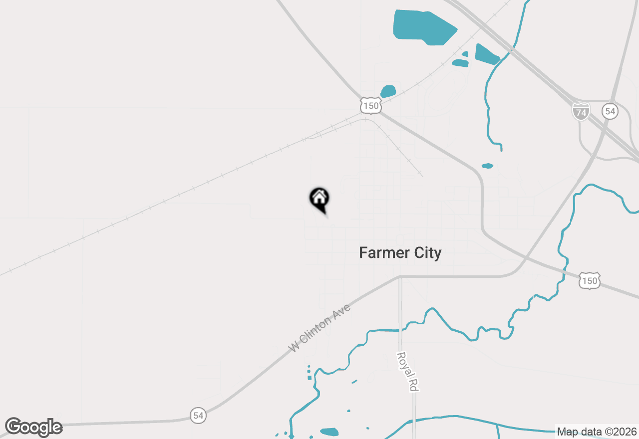 Map of 210 Brookview Drive, Farmer City, IL 61842