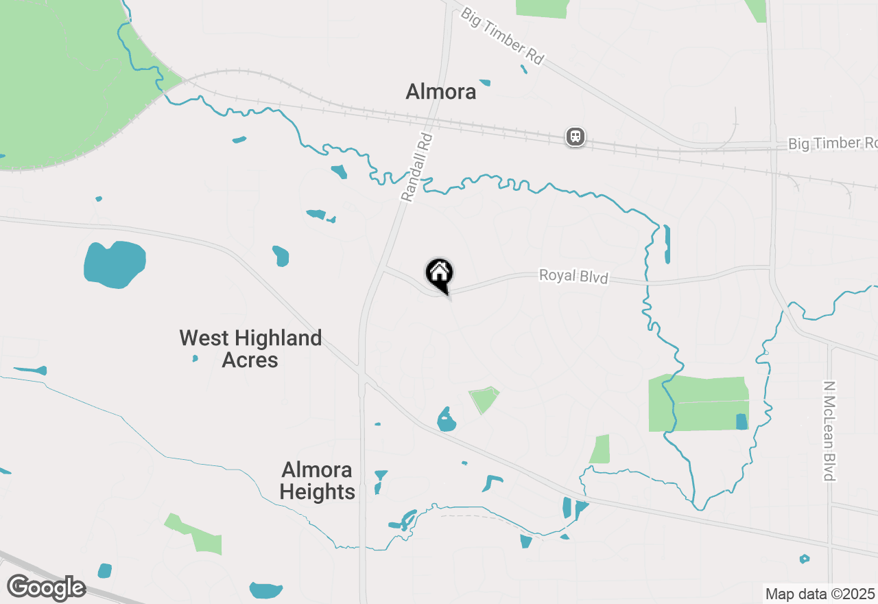 Map of 2295 Valley Creek Drive #D, Elgin, IL 60123