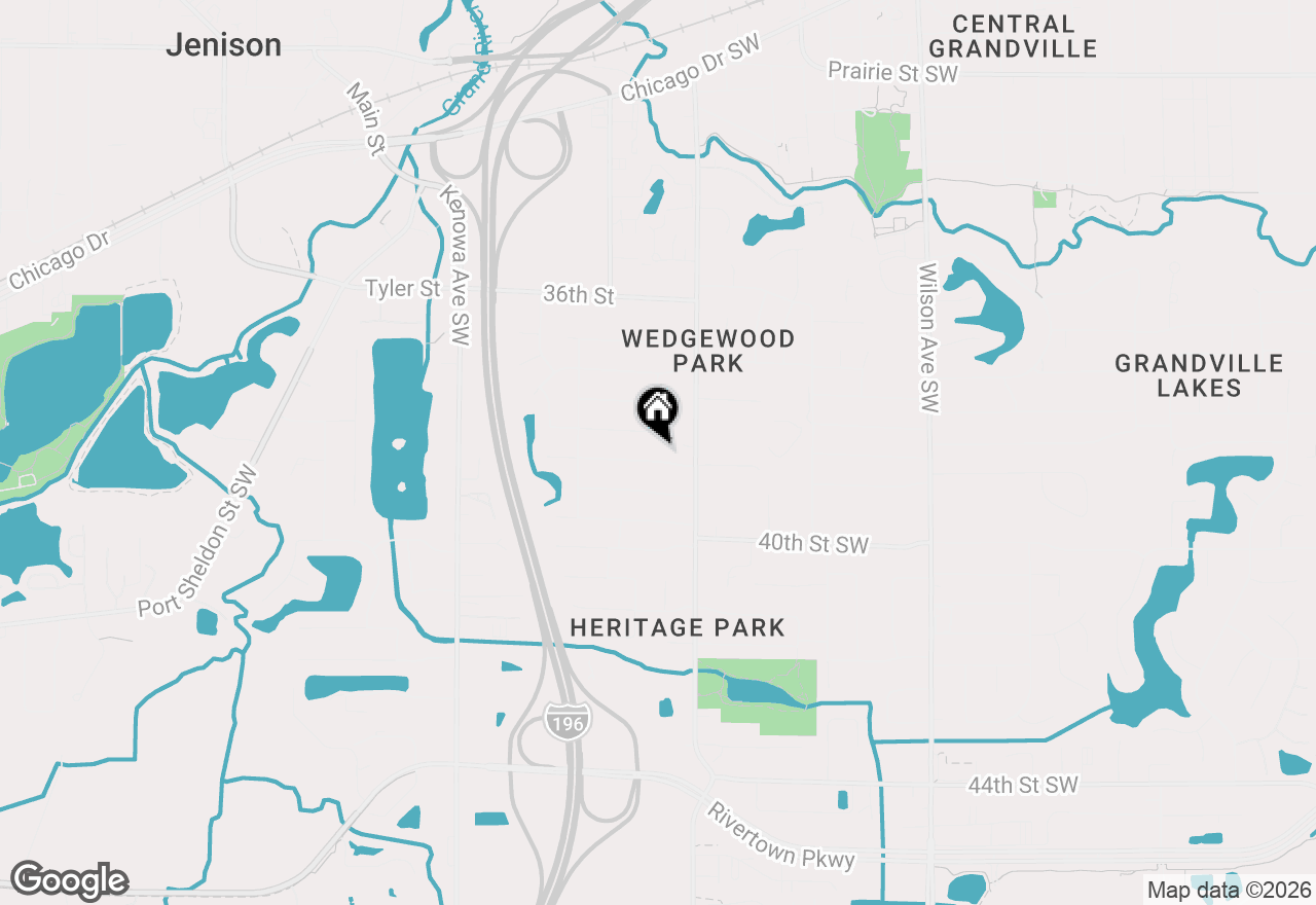 Map of 4463 Billmar Street Sw, Grandville, MI 49418