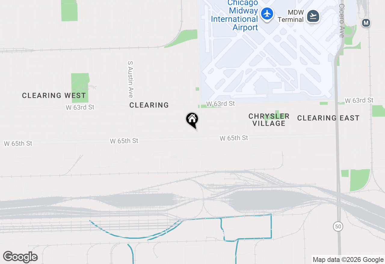 Map of 5631 W 64th Place, Chicago, IL 60638