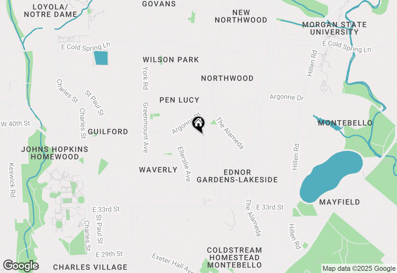 Map of 3920 Rexmere Road, Baltimore, MD 21218