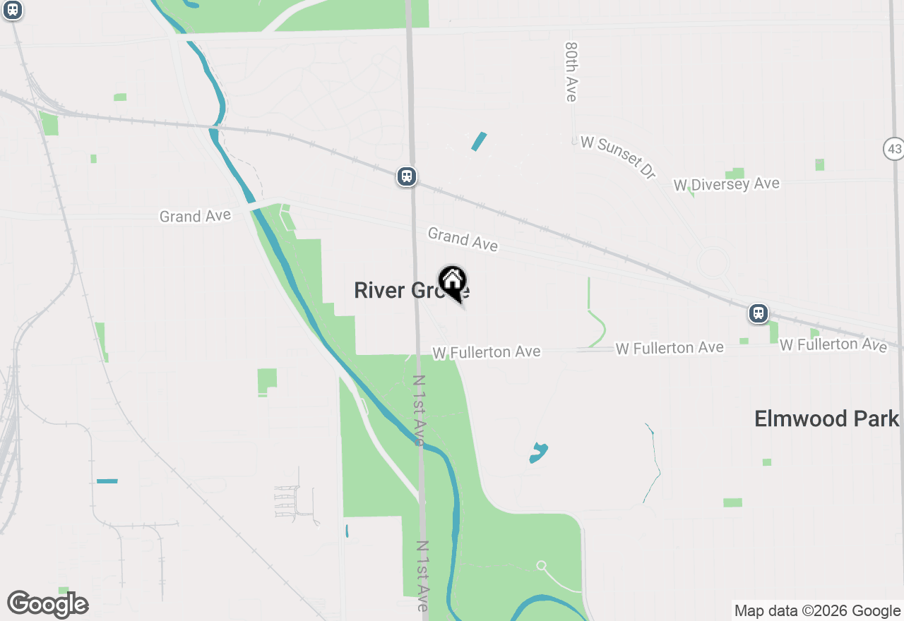 Map of 2504 N Budd Street, River Grove, IL 60171