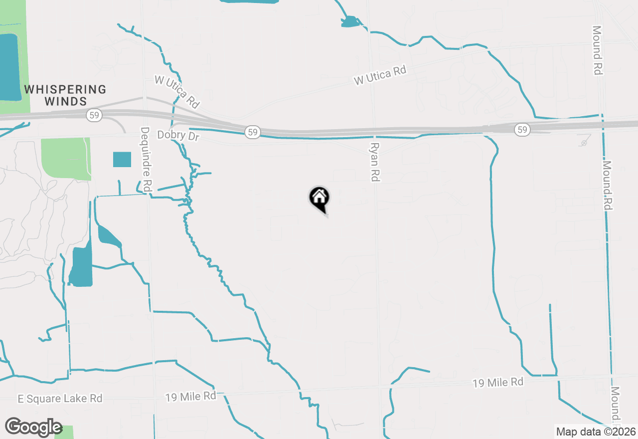 Map of 44136 Orion Drive, Sterling Heights, MI 48314