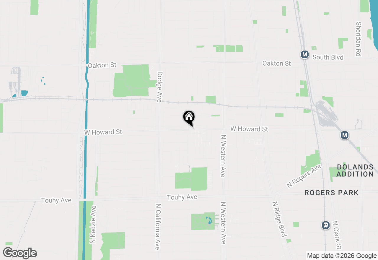Map of 1625 Howard Street #C3, Evanston, IL 60202