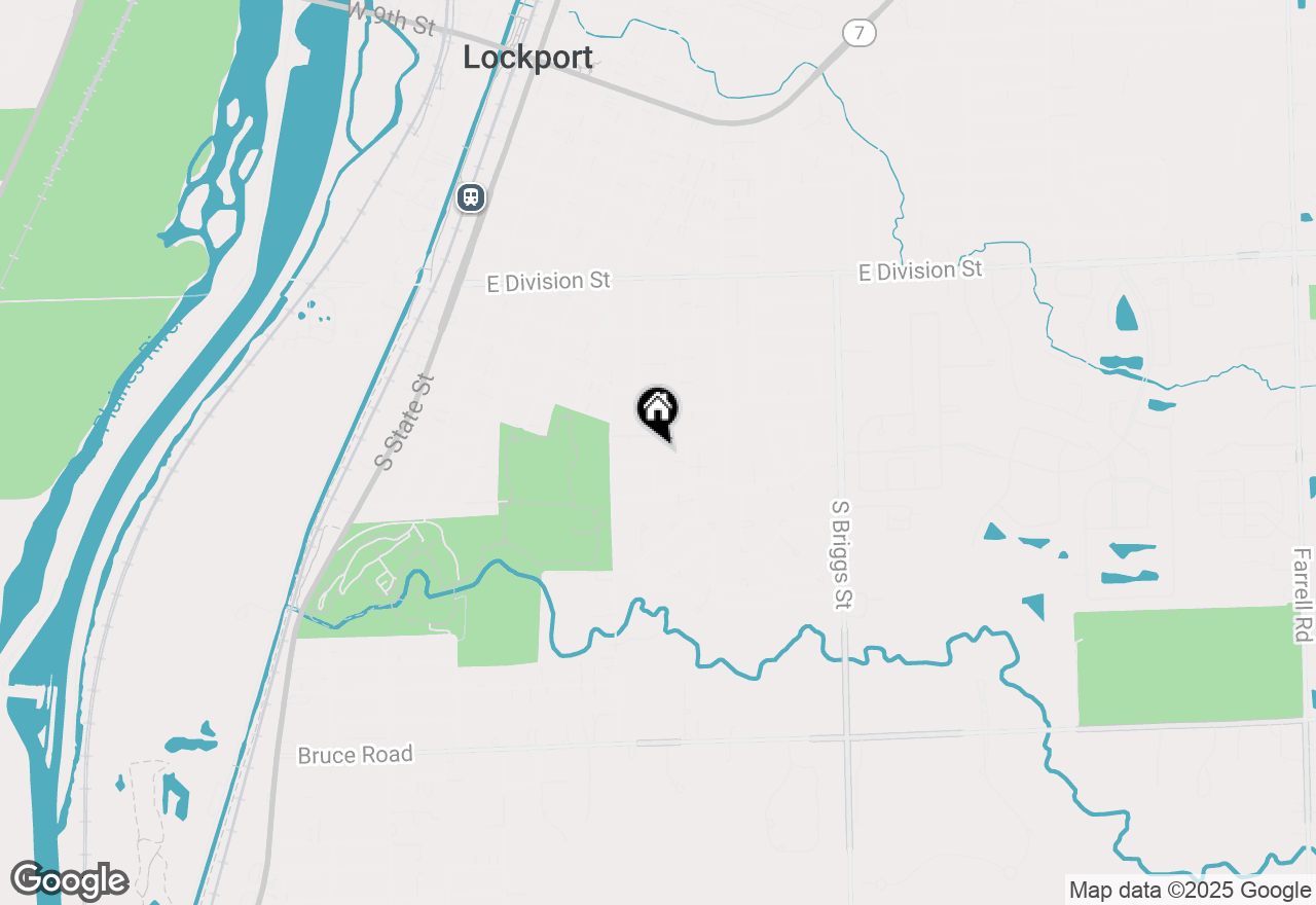 Map of 558 Charles Street, Lockport, IL 60441