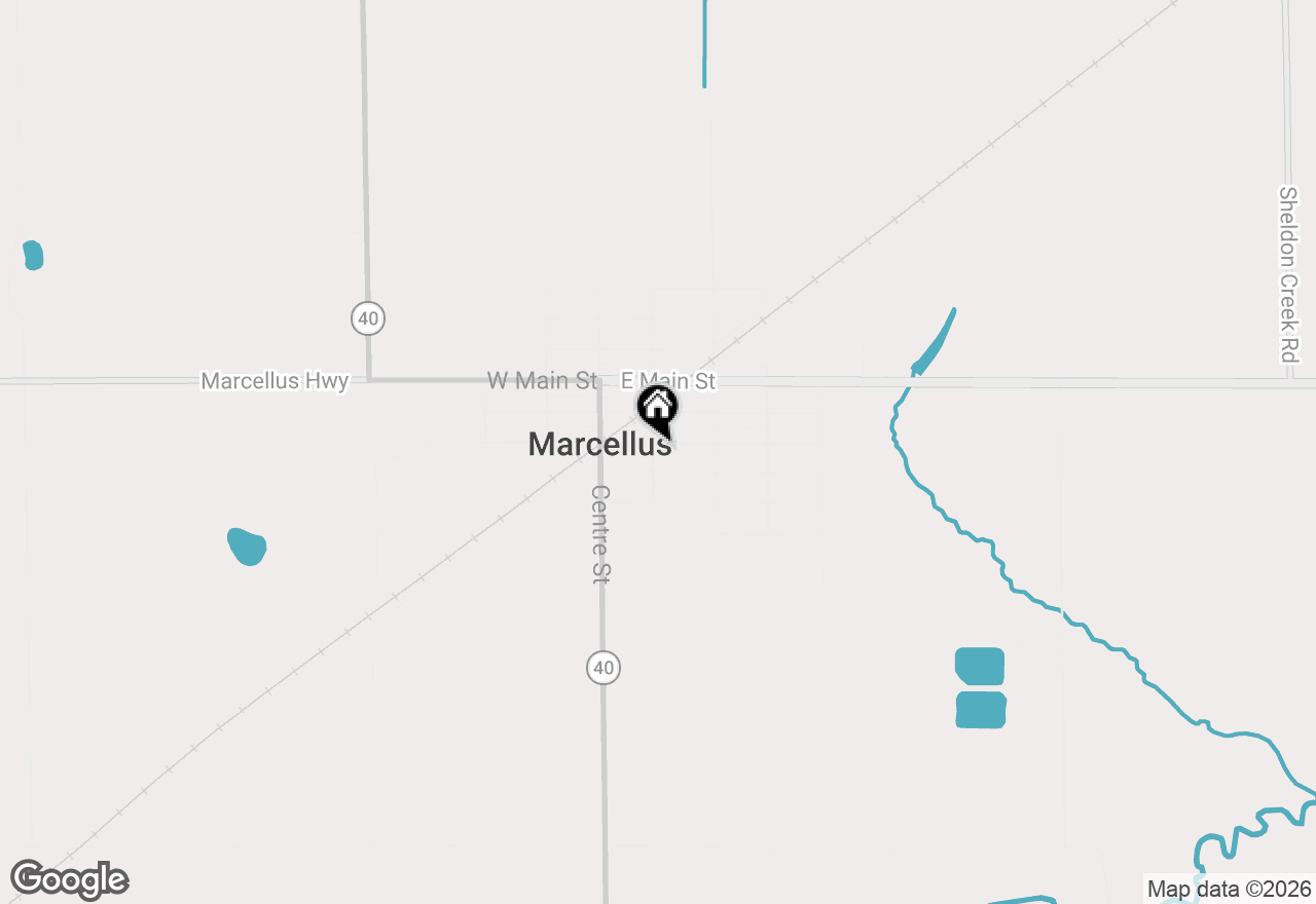 Map of 202 E Arbor Street, Marcellus, MI 49067