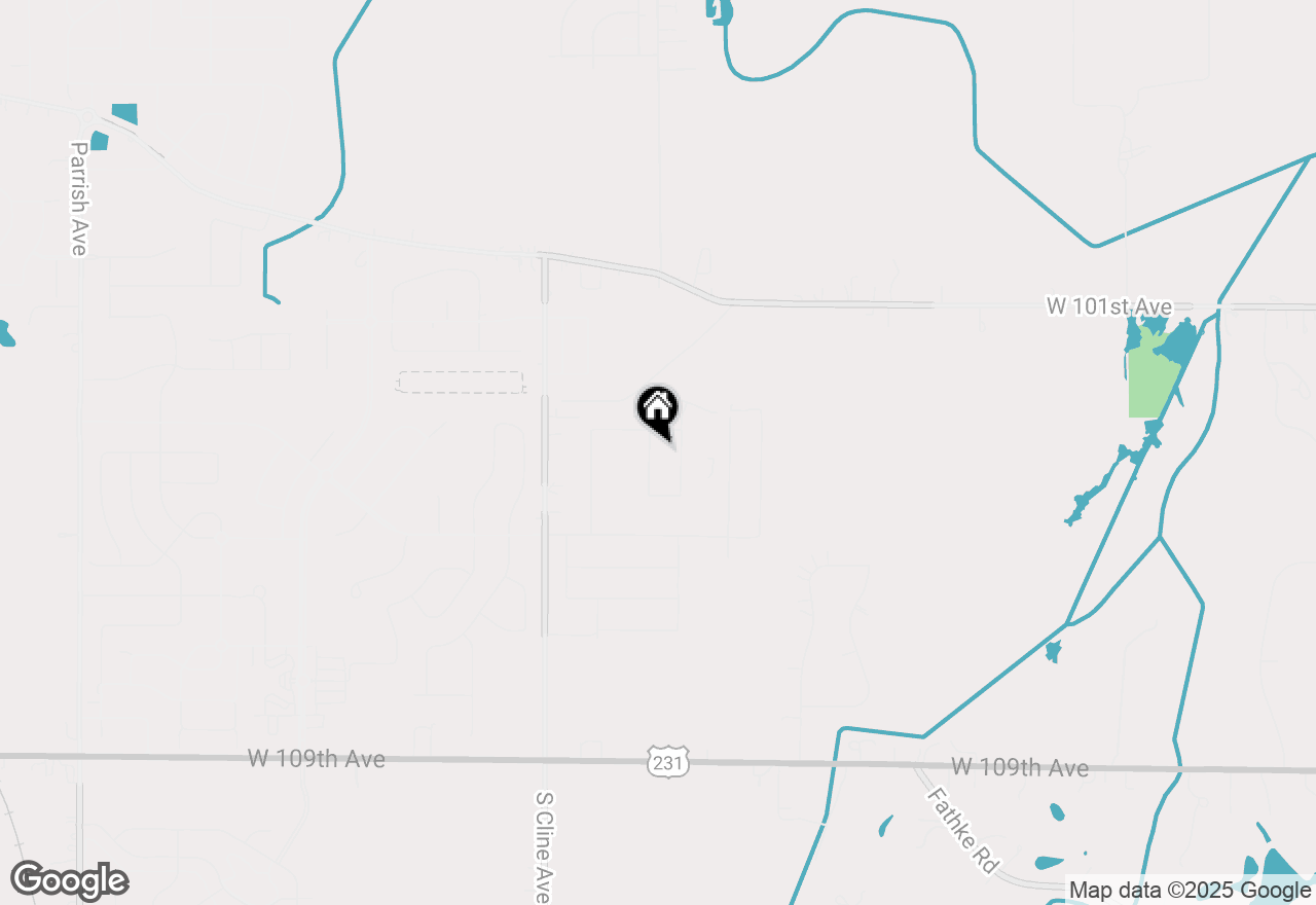 Map of 10361 Bryan Place, Crown Point, IN 46373