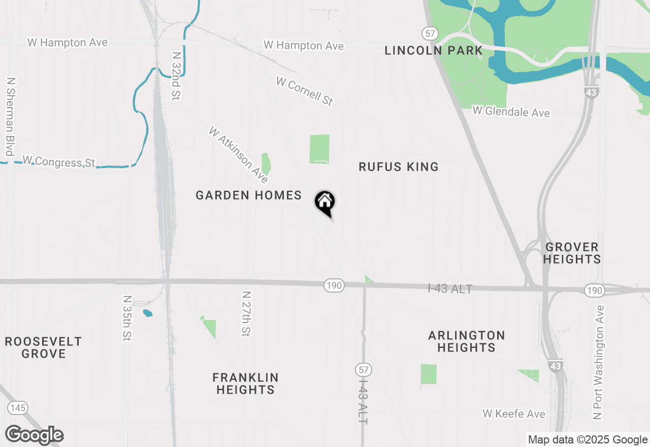 Map of 4220 N Teutonia Ave, Milwaukee, WI 53209