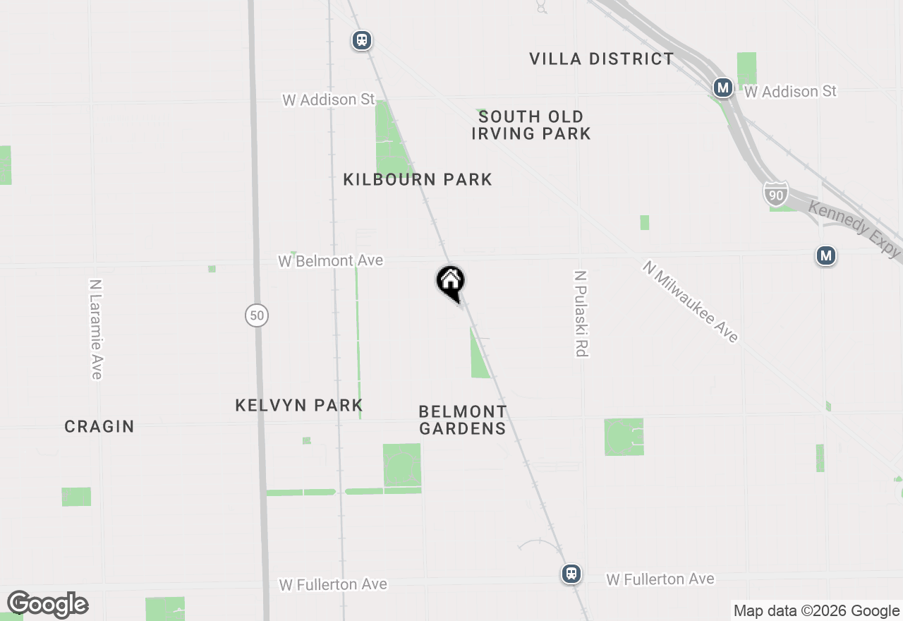 Map of 4258 W Nelson Street #2, Chicago, IL 60641