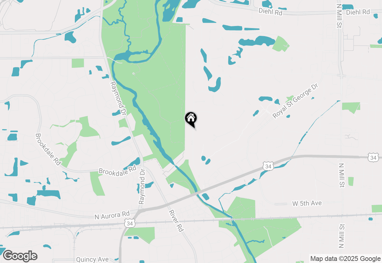 Map of 1117 Heatherton Drive, Naperville, IL 60563