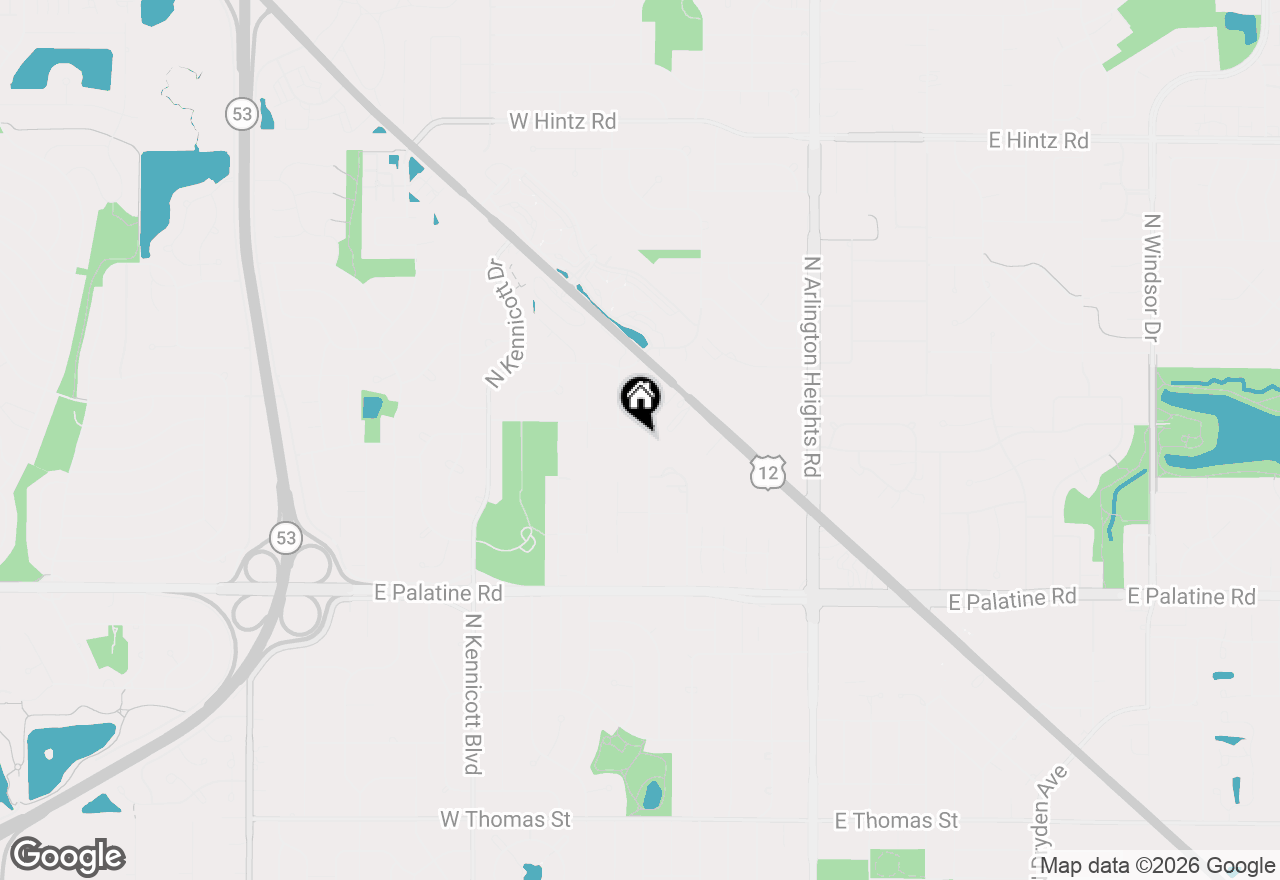 Map of 2108 N Chestnut Avenue, Arlington Heights, IL 60004