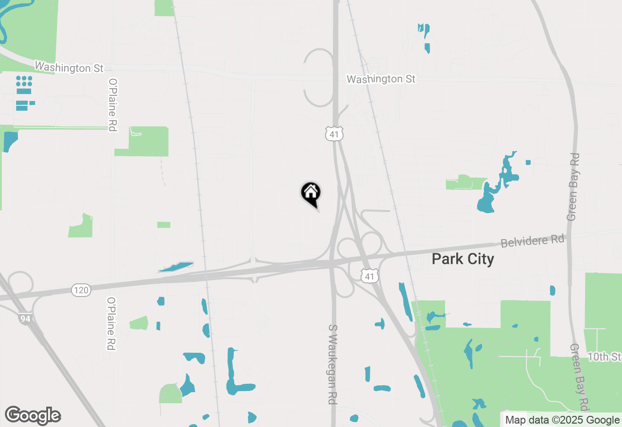 Map of 323 N West Street #A, Waukegan, IL 60085